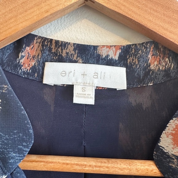 Anthropologie Eri + Ali Crawford Printed Blouse (Size S) - Picture 4 of 5